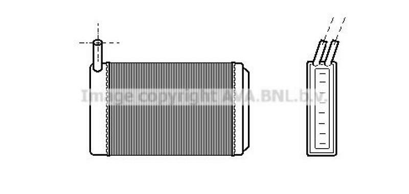 AVA QUALITY COOLING Heat Exchanger, interior heating