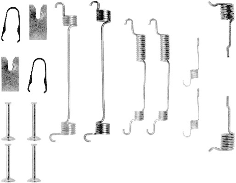 HELLA Accessory Kit, brake shoes