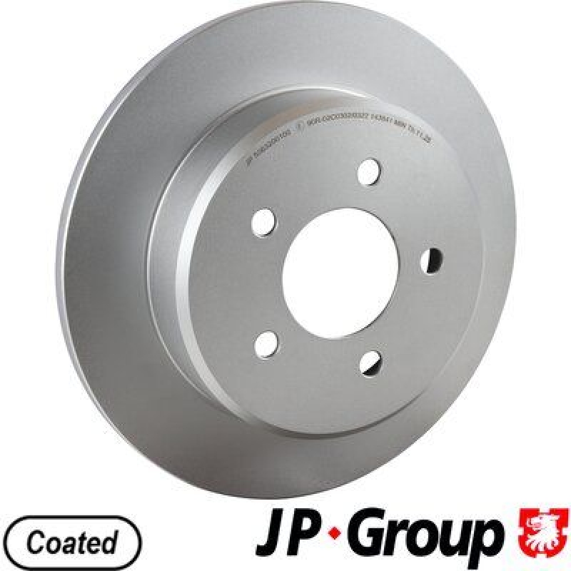 2x JP GROUP Brake Disc JP GROUP