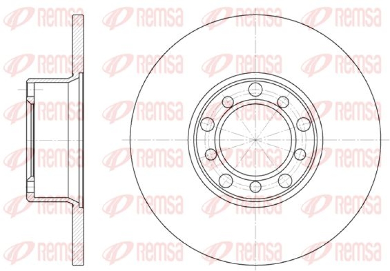 2x KAWE Brake Disc