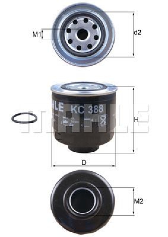 KNECHT Kraftstofffilter