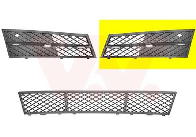 VAN WEZEL Ventilation Grille, bumper