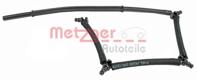 METZGER Hose, fuel overflow