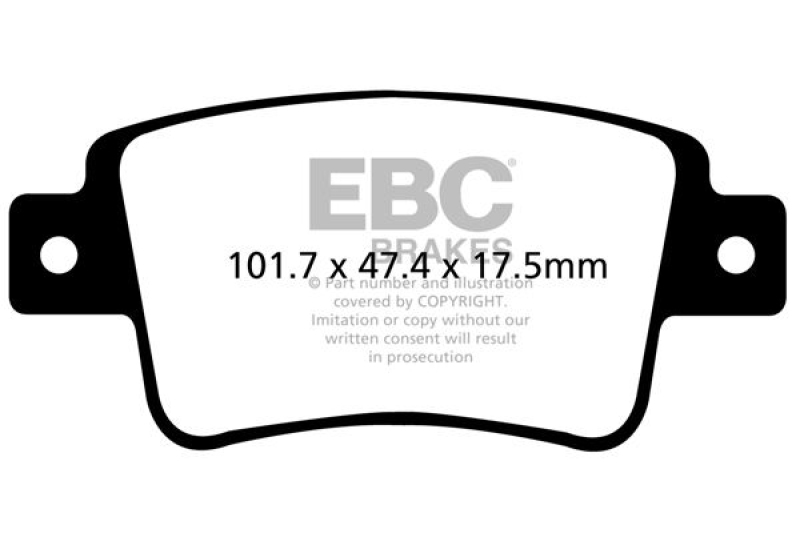 EBC Brakes Brake Pad Set, disc brake