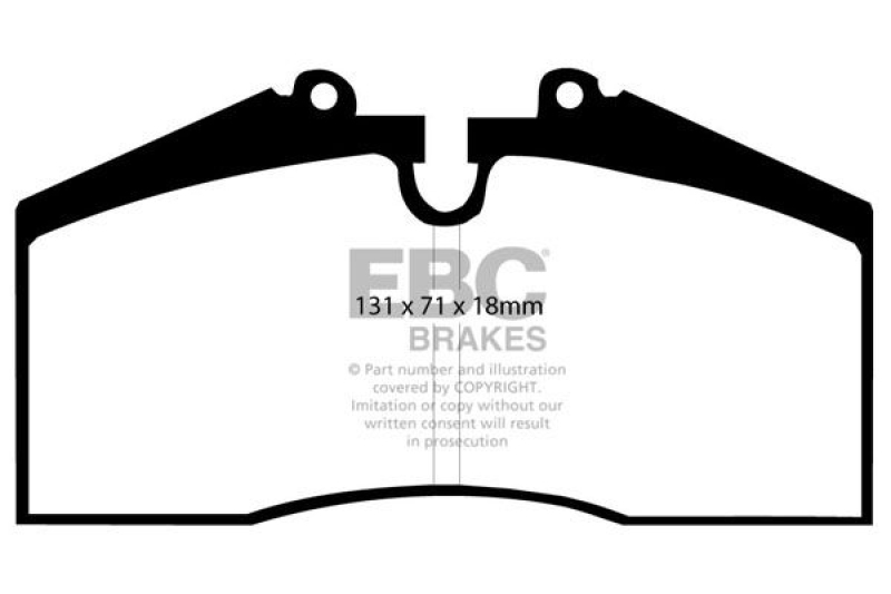 EBC Brakes Bremsbelagsatz, Scheibenbremse