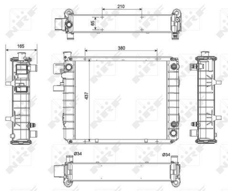 NRF Radiator, engine cooling