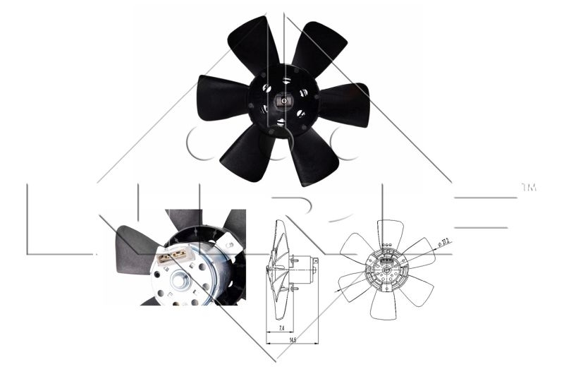 NRF Fan, engine cooling