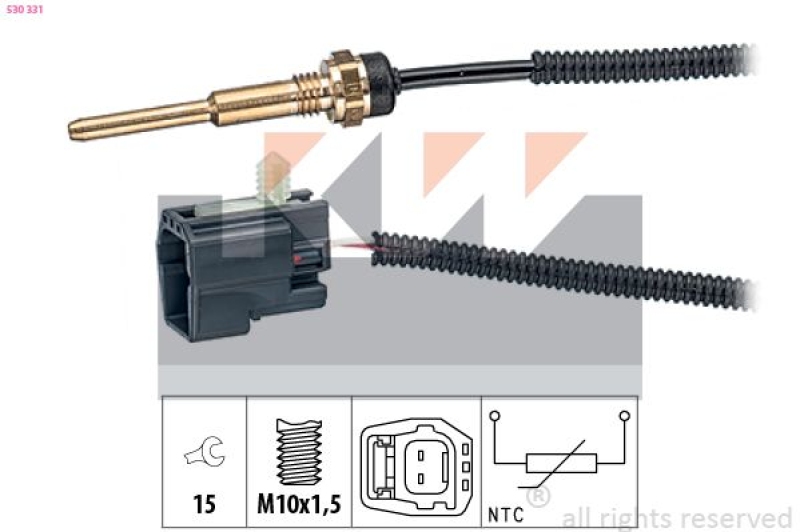 KW Sensor, Kühlmitteltemperatur Made in Italy - OE Equivalent