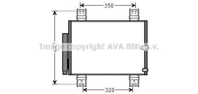 AVA QUALITY COOLING Condenser, air conditioning