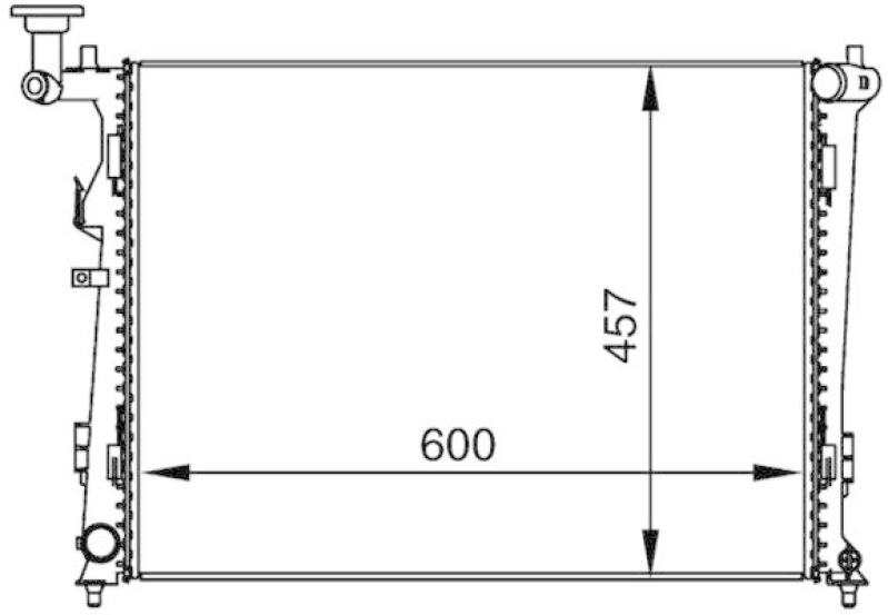 MAHLE Kühler, Motorkühlung BEHR *** PREMIUM LINE ***