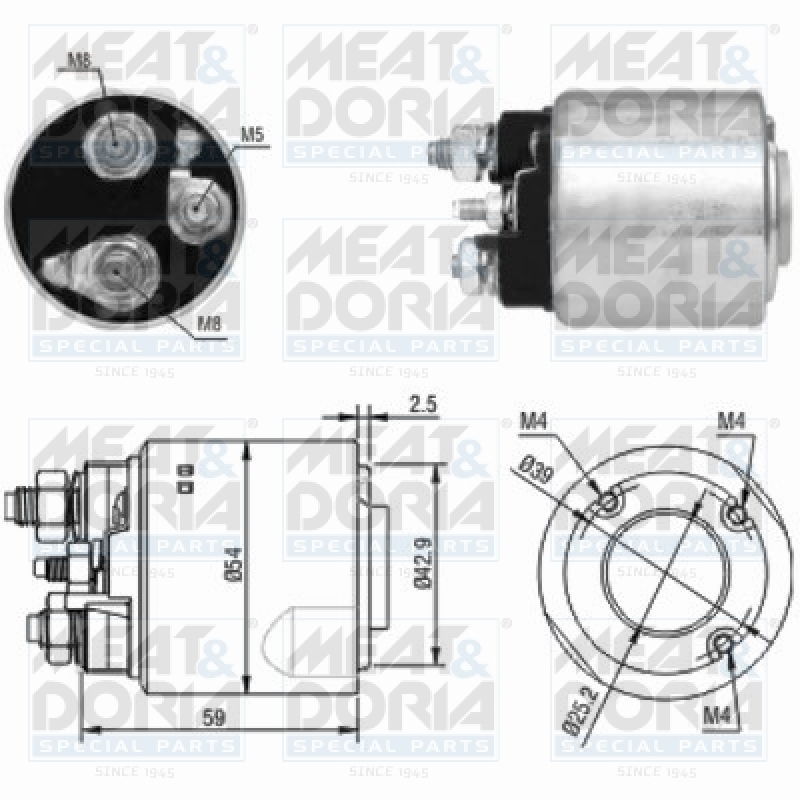 MEAT &amp; DORIA Magnetschalter f&uuml;r Starter / Anlasser