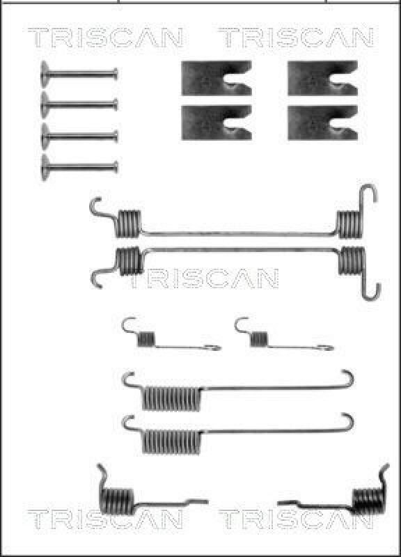 TRISCAN Accessory Kit, brake shoes