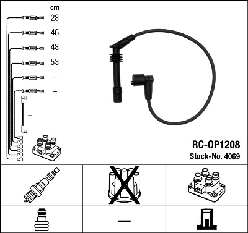 NGK Ignition Cable Kit