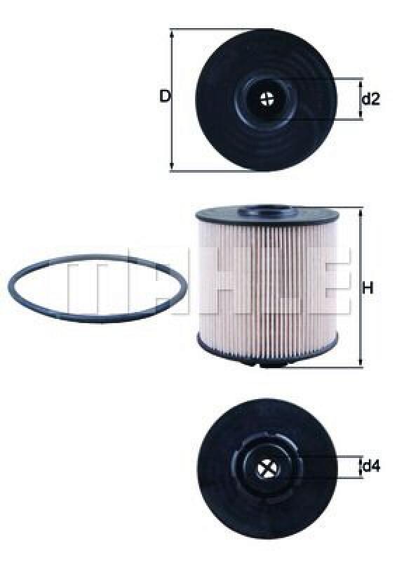 MAHLE Fuel filter