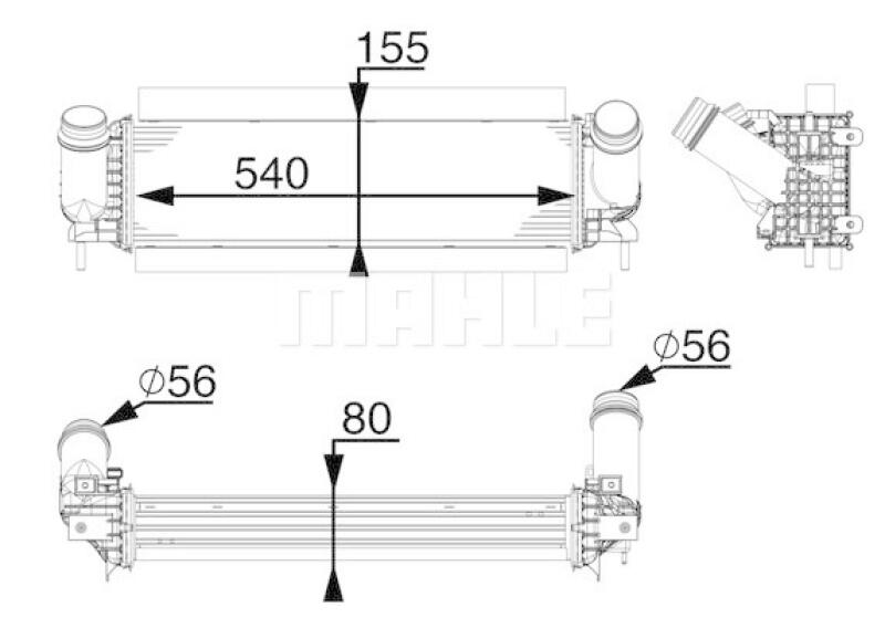 MAHLE Kühler, Motorkühlung BEHR *** PREMIUM LINE ***