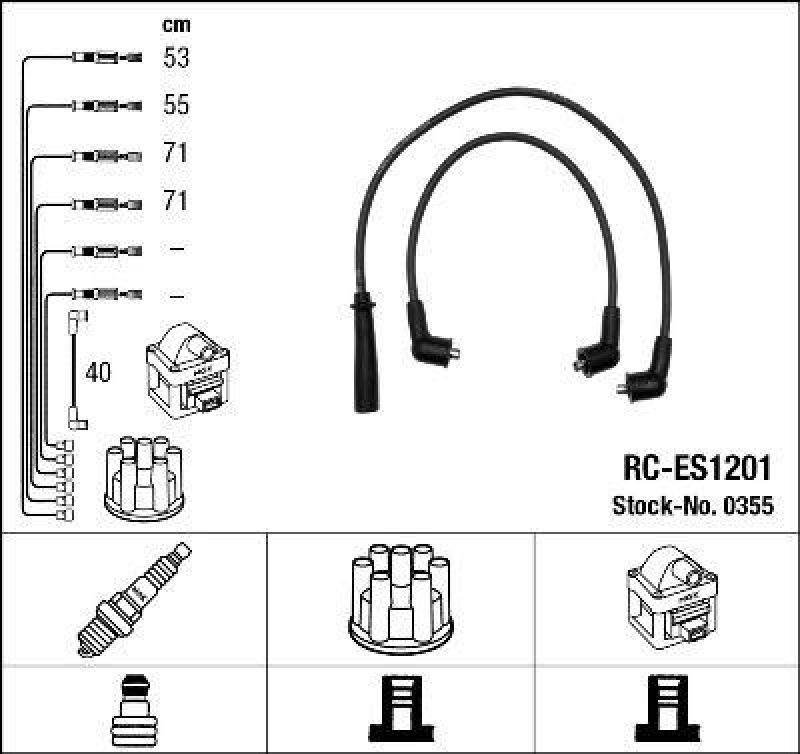 NGK Ignition Cable Kit