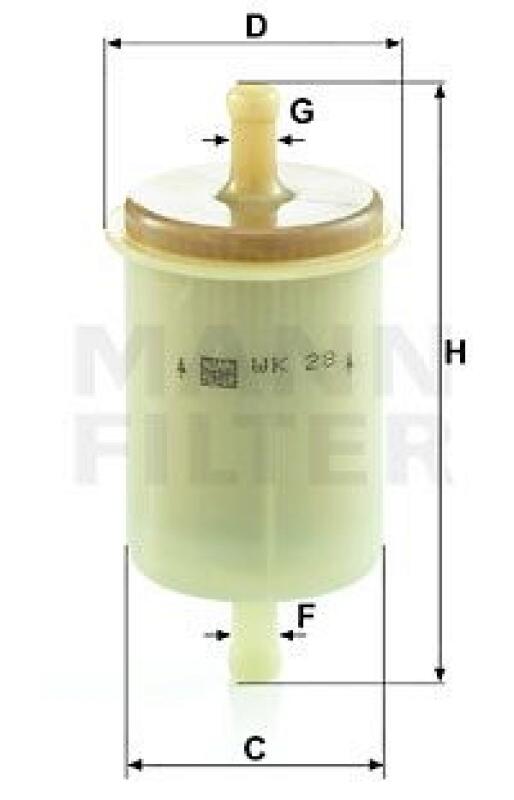 MANN-FILTER Fuel filter