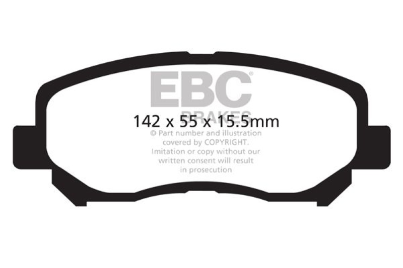 EBC Brakes Brake Pad Set, disc brake