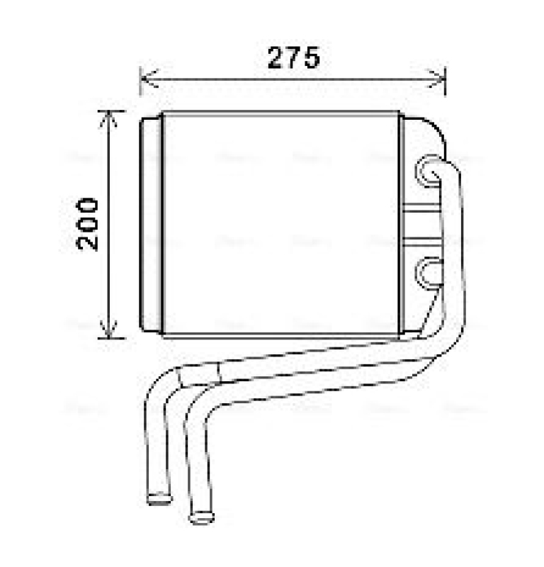 AVA QUALITY COOLING Wärmetauscher, Innenraumheizung