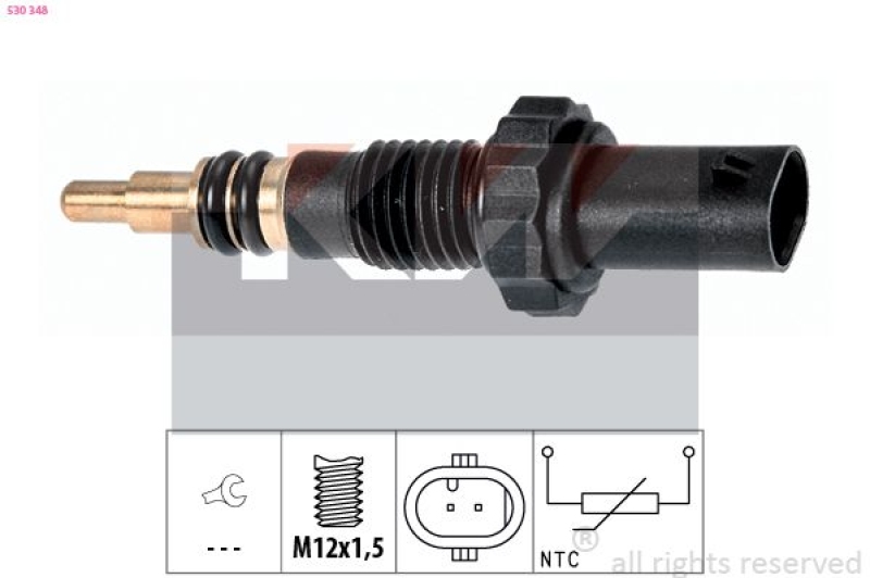 KW Sensor, Kühlmitteltemperatur Made in Italy - OE Equivalent