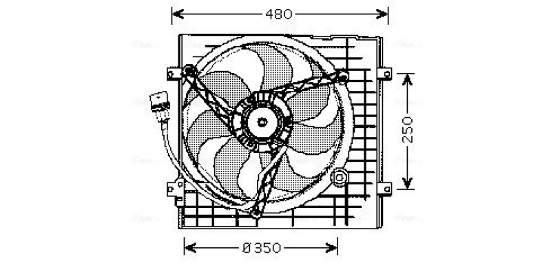 AVA QUALITY COOLING Lüfter, Motorkühlung