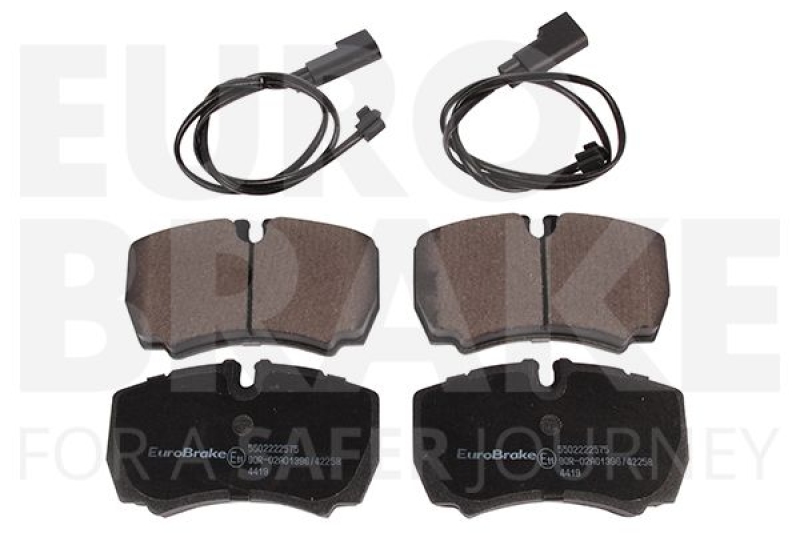 EUROBRAKE Brake Pad Set, disc brake