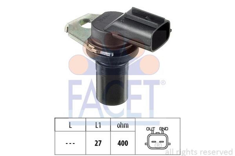 FACET RPM Sensor, automatic transmission Made in Italy - OE Equivalent