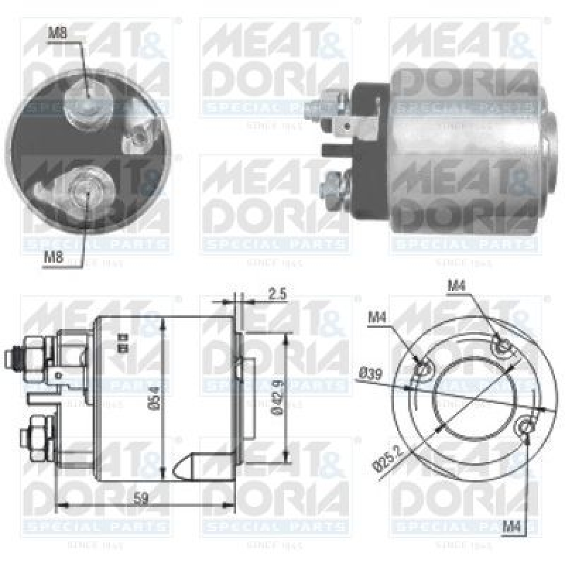 MEAT & DORIA Solenoid Switch, starter