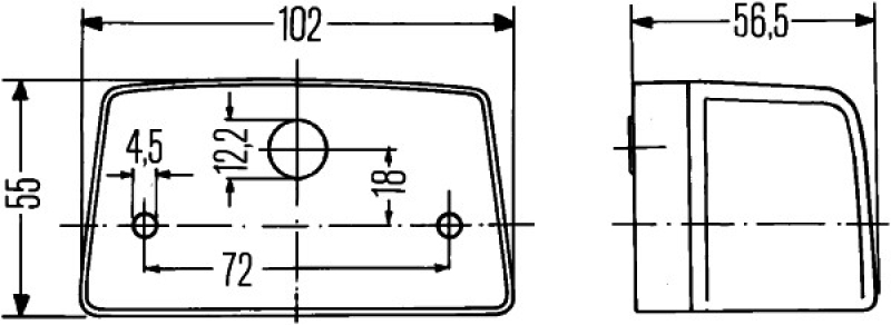 HELLA Licence Plate Light