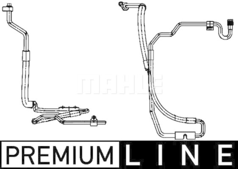 MAHLE Hochdruck-/Niederdruckleitung, Klimaanlage BEHR *** PREMIUM LINE ***