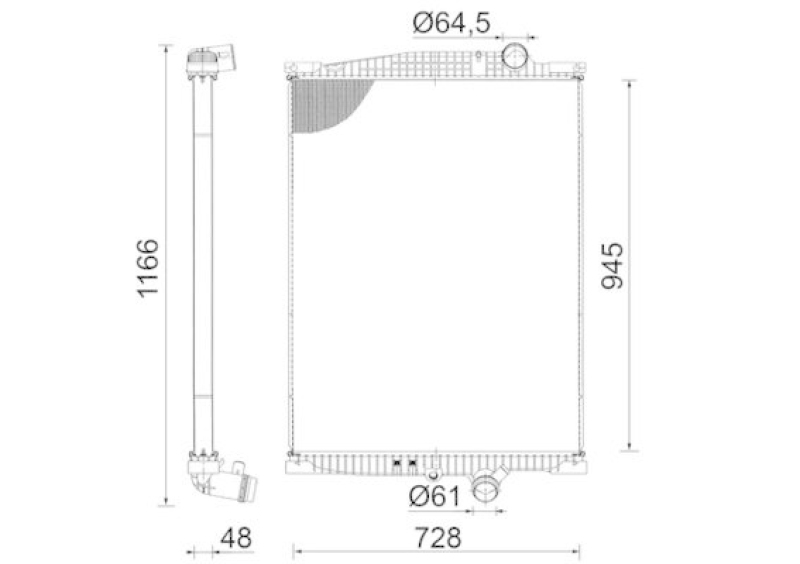 MAHLE Radiator, engine cooling BEHR