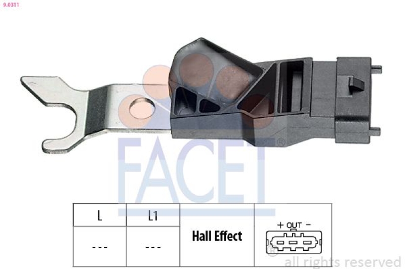 FACET Sensor, Nockenwellenposition Made in Italy - OE Equivalent