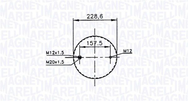 MAGNETI MARELLI Federbalg, Luftfederung