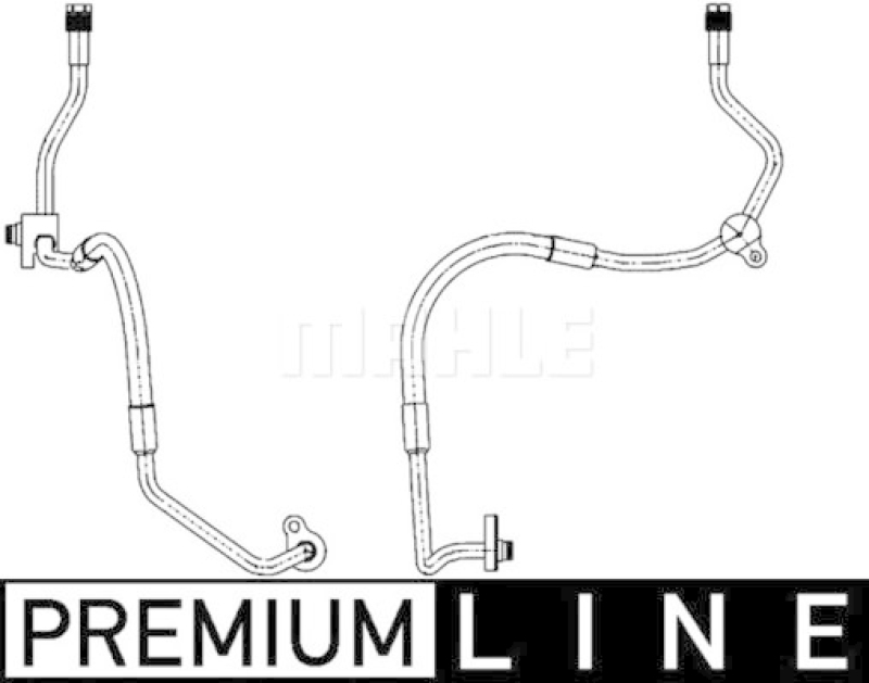 MAHLE High Pressure Line, air conditioning BEHR *** PREMIUM LINE ***