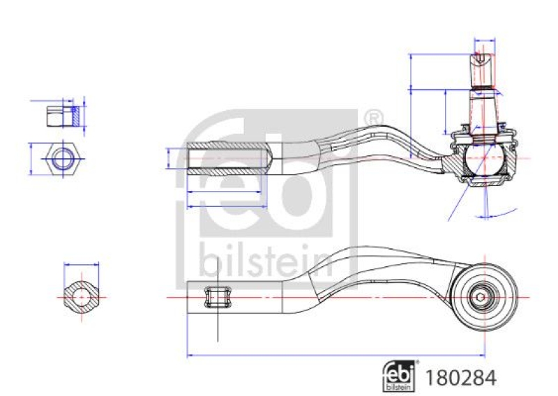 FEBI BILSTEIN Spurstangenkopf