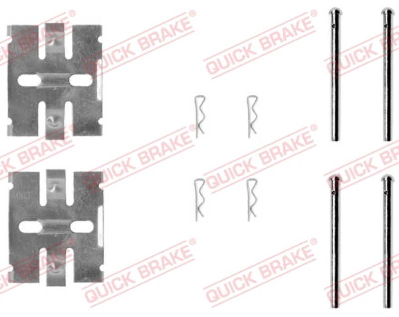 QUICK BRAKE Zubehörsatz, Scheibenbremsbelag