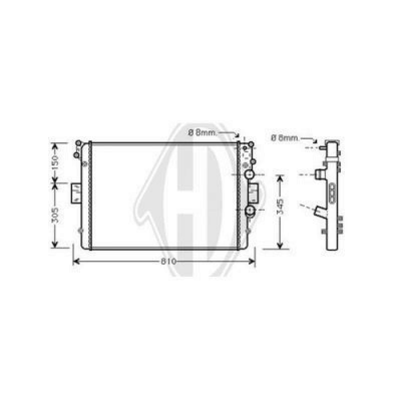 DIEDERICHS Kühler, Motorkühlung DIEDERICHS Climate
