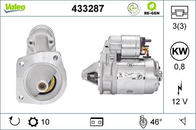 VALEO Starter VALEO RE-GEN AT