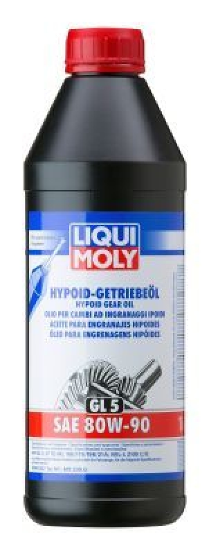 LIQUI MOLY Axle Gear Oil Hypoid-Getriebeöl (GL5) SAE 80W-90