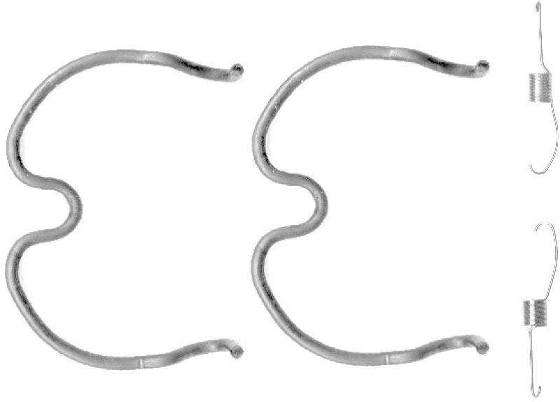 HELLA Accessory Kit, brake shoes