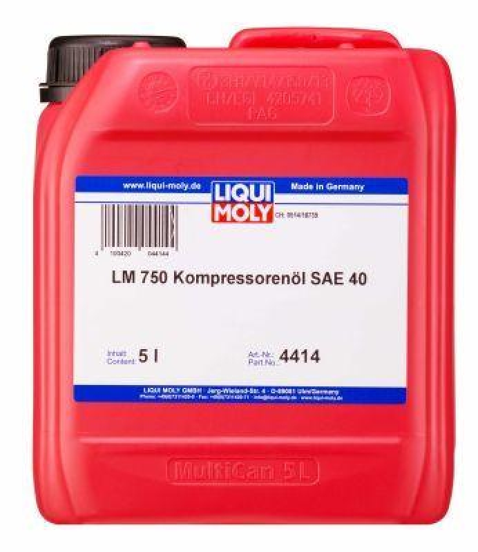 LIQUI MOLY Kompressor-Öl LM 750 Kompressorenöl SAE 40