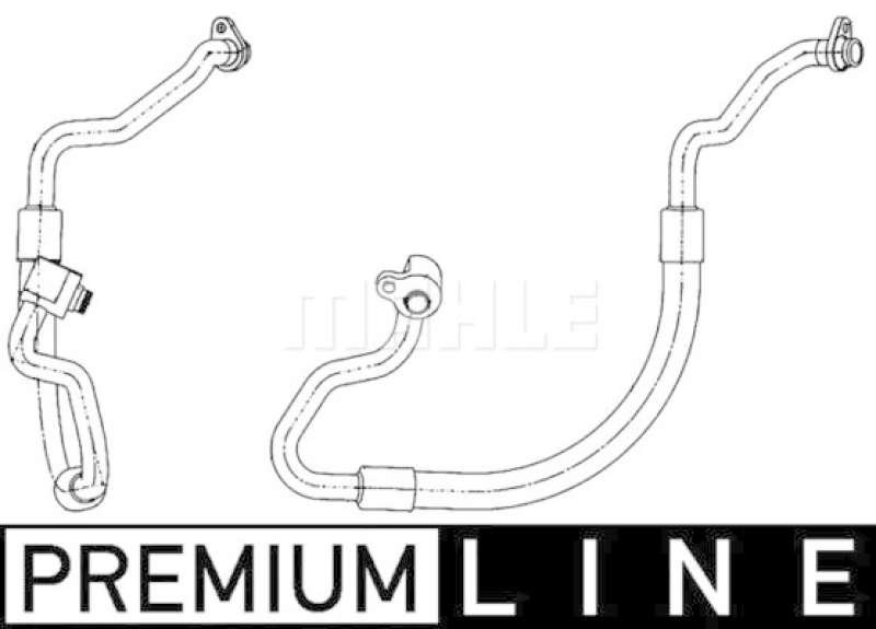 MAHLE Low Pressure Line, air conditioning BEHR *** PREMIUM LINE ***