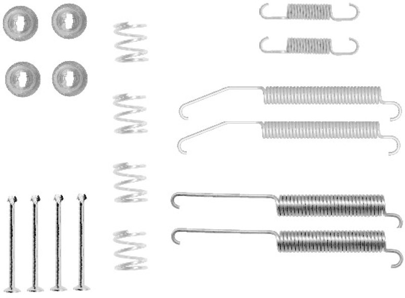 HELLA Accessory Kit, brake shoes