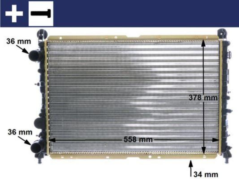 MAHLE Radiator, engine cooling BEHR