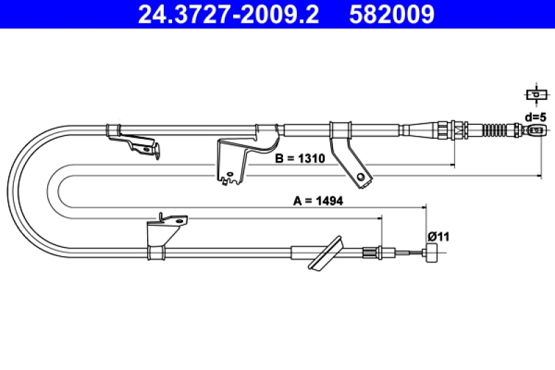 ATE Cable, parking brake