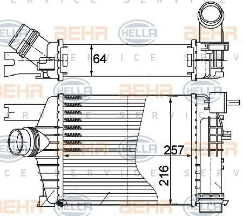 HELLA Intercooler, charger