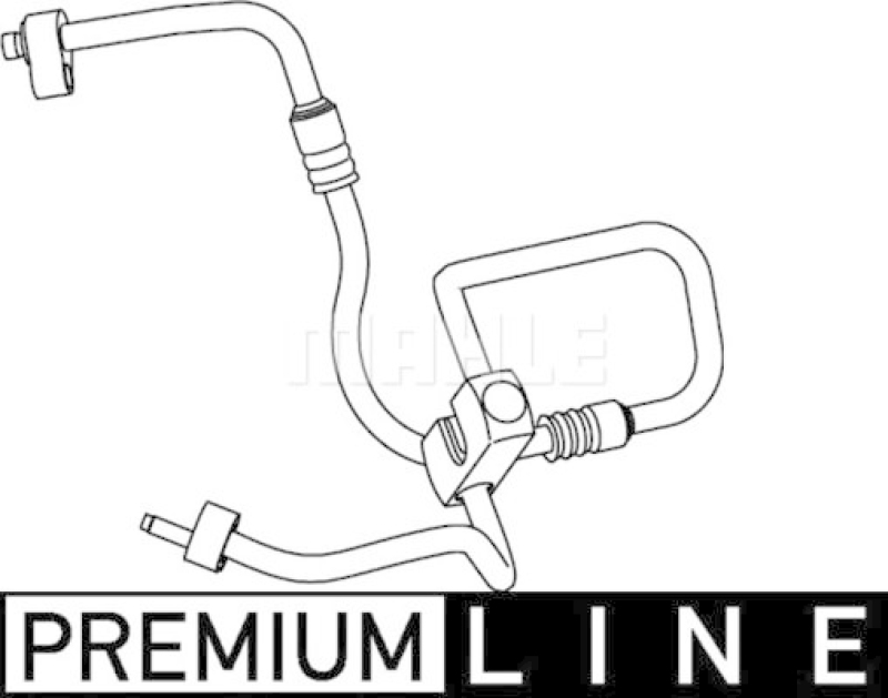 MAHLE Hochdruck-/Niederdruckleitung, Klimaanlage BEHR *** PREMIUM LINE ***