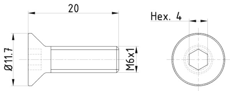 TEXTAR Schraube, Bremsscheibe