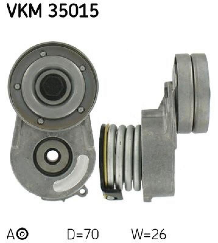 SKF Tensioner Pulley, V-ribbed belt