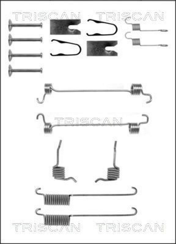 TRISCAN Accessory Kit, brake shoes